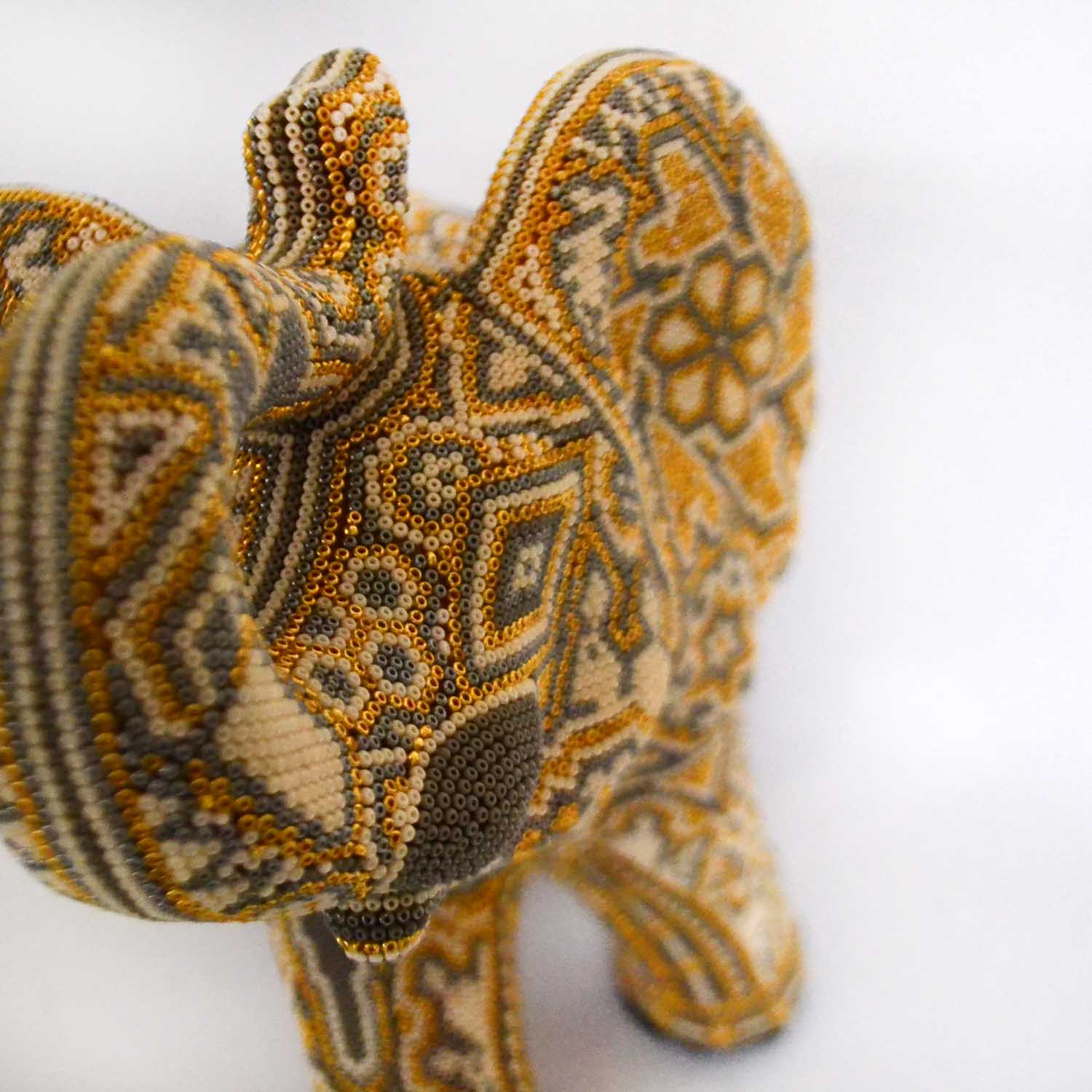Elefante - Arte Huichol - Imagen 2