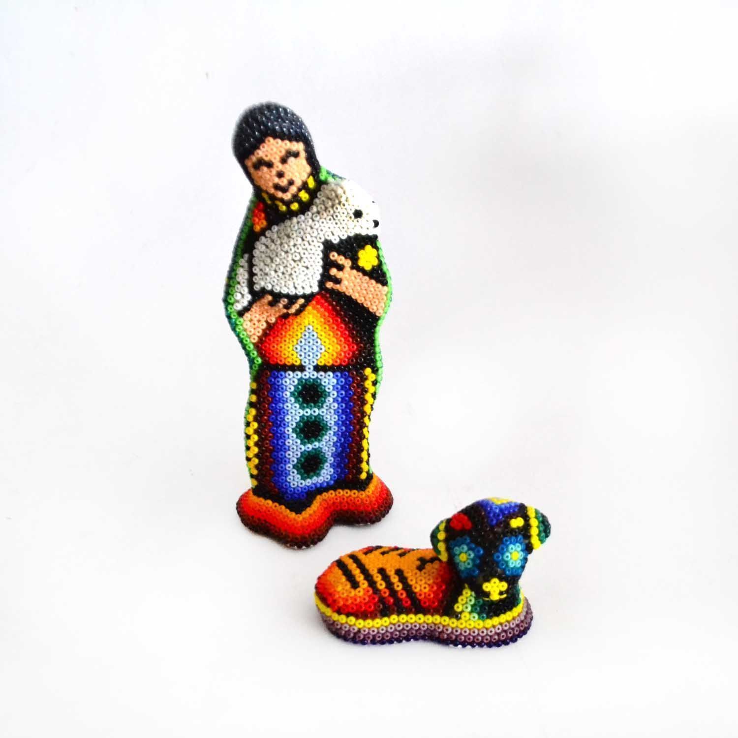 Nacimiento de 11 piezas - Huichol – Bild 2