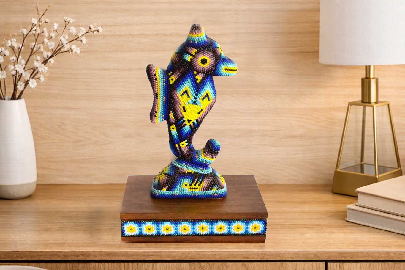 Caballo de Mar en Arte Huichol