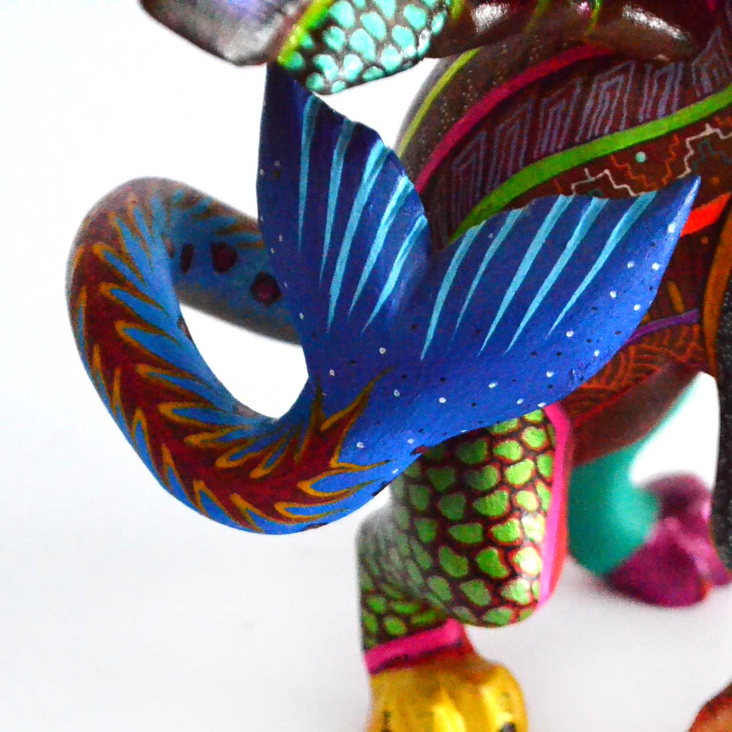 Glyphe Alebrije : "Le gardien des quatre éléments".