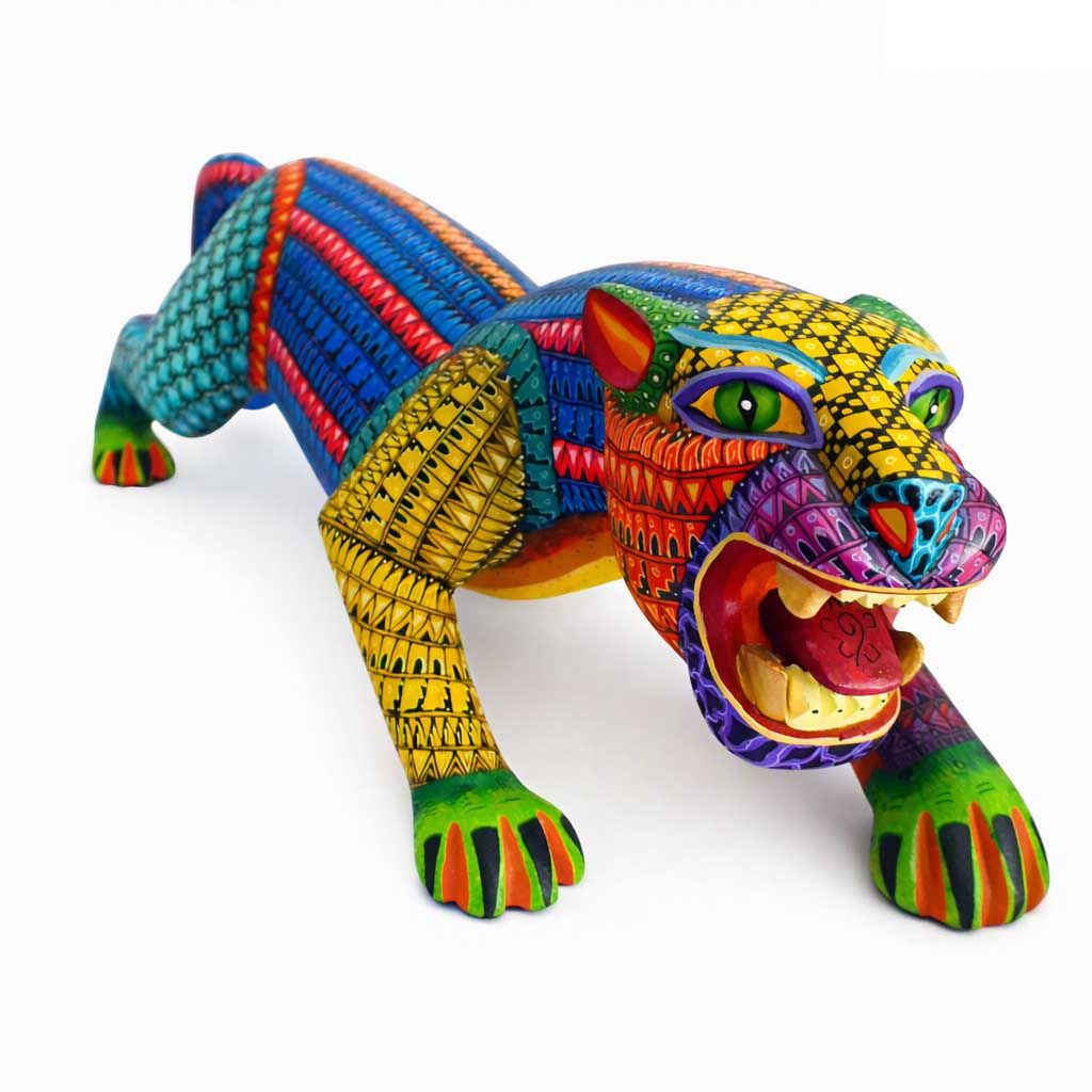 Jaguar de alebrije artesanal