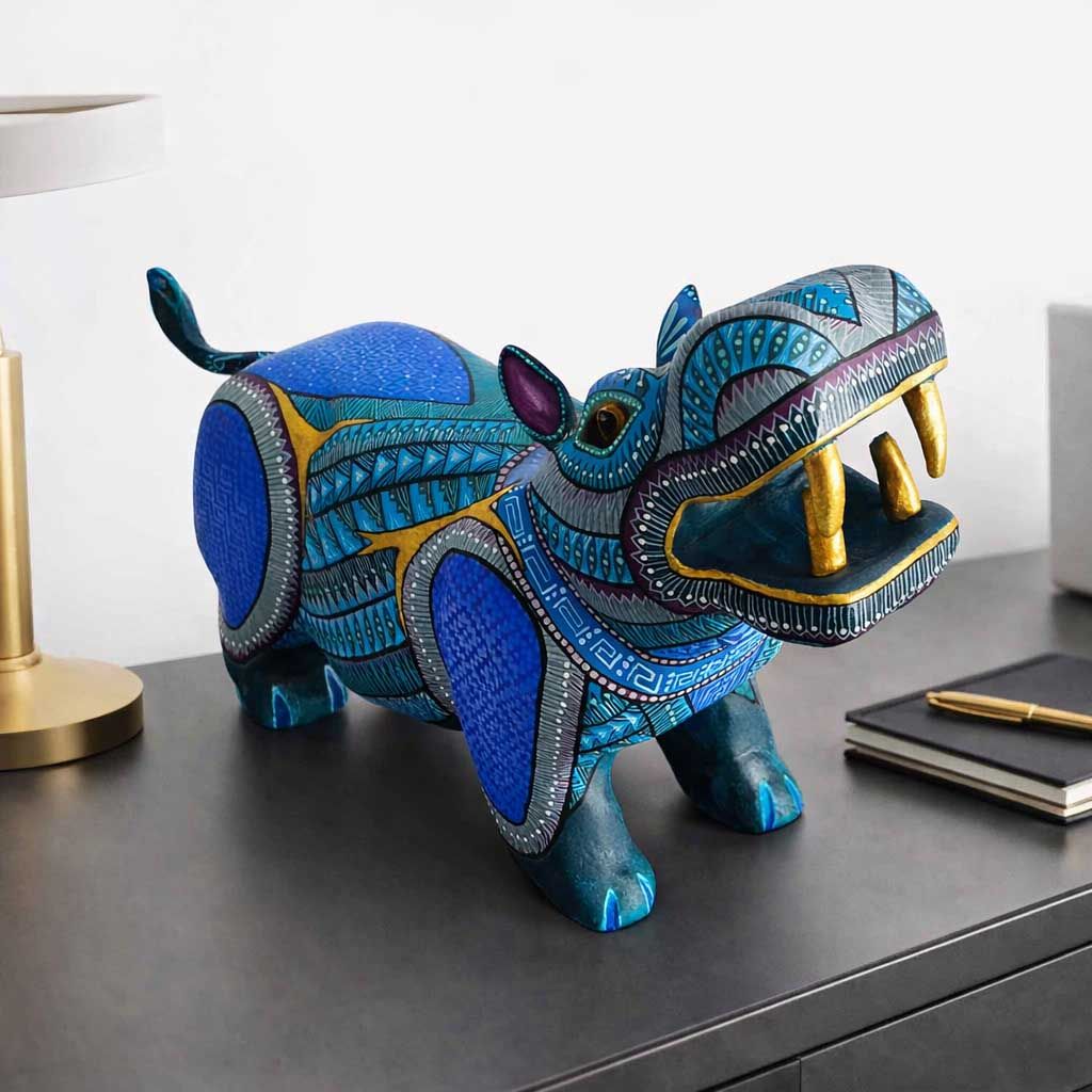 Hipopotamo de alebrije