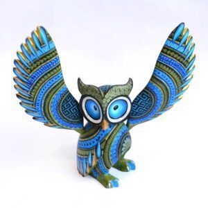 Buho especial de madera - Alebrije