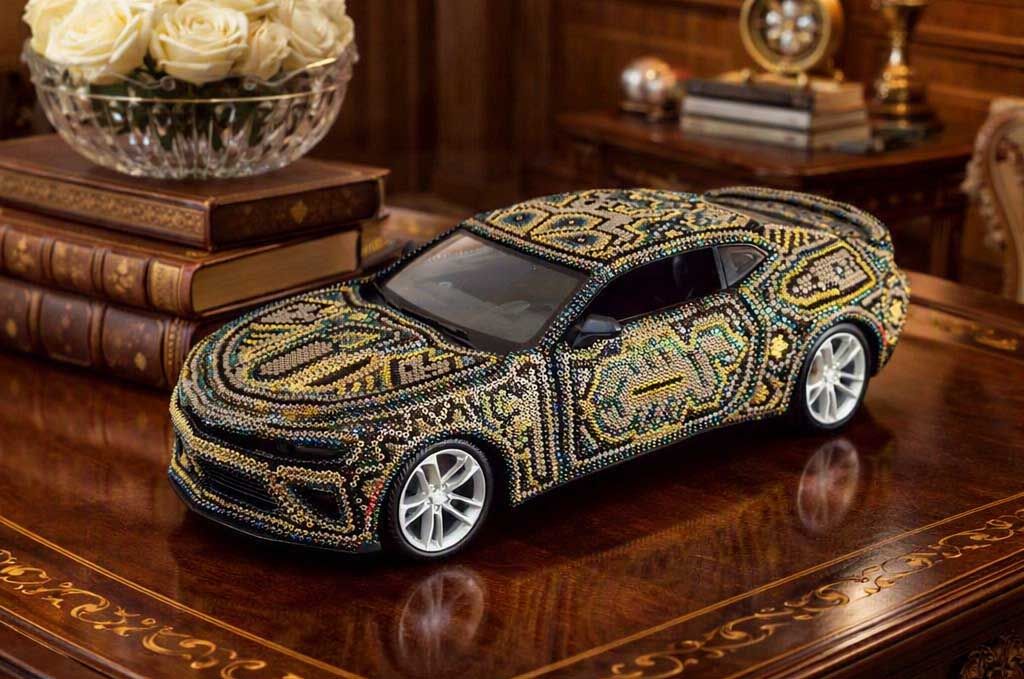 Camaro 2017 de arte huichol