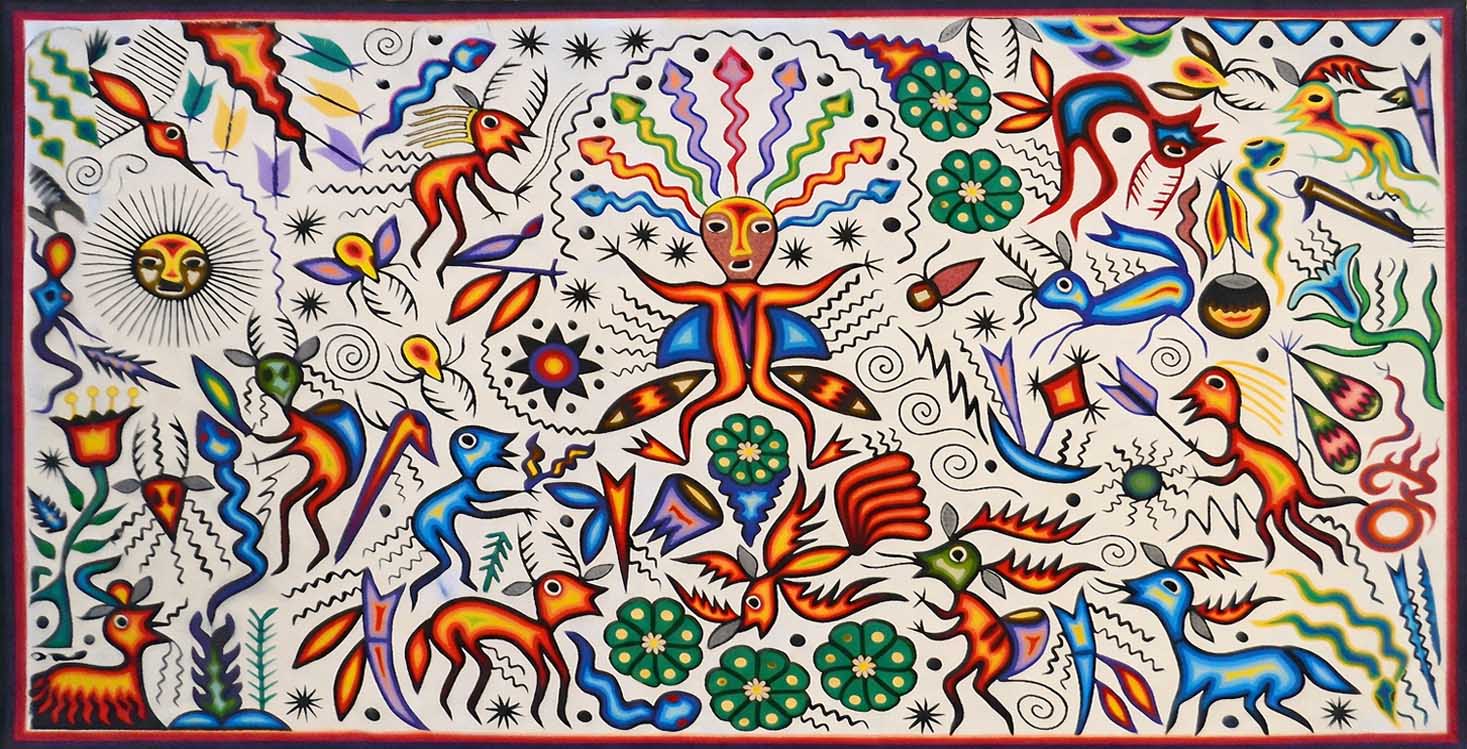 Planche à fil Huichol Art