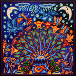 Cuadro espectacular de Arte Huichol