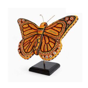 Mariposa Monarca en arte huichol