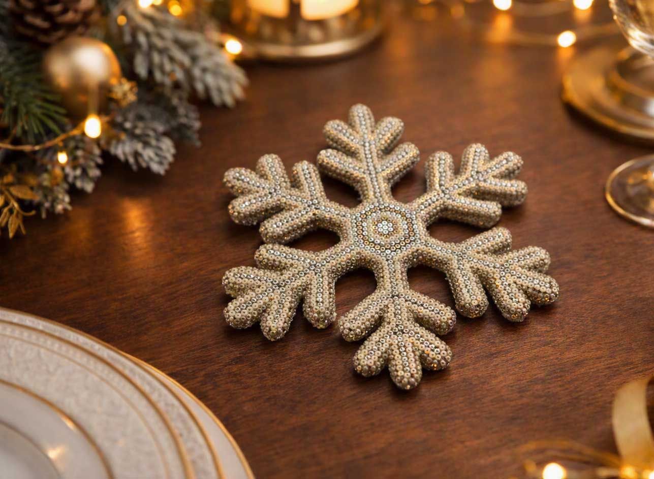 Copo de Nieve en Arte Huichol