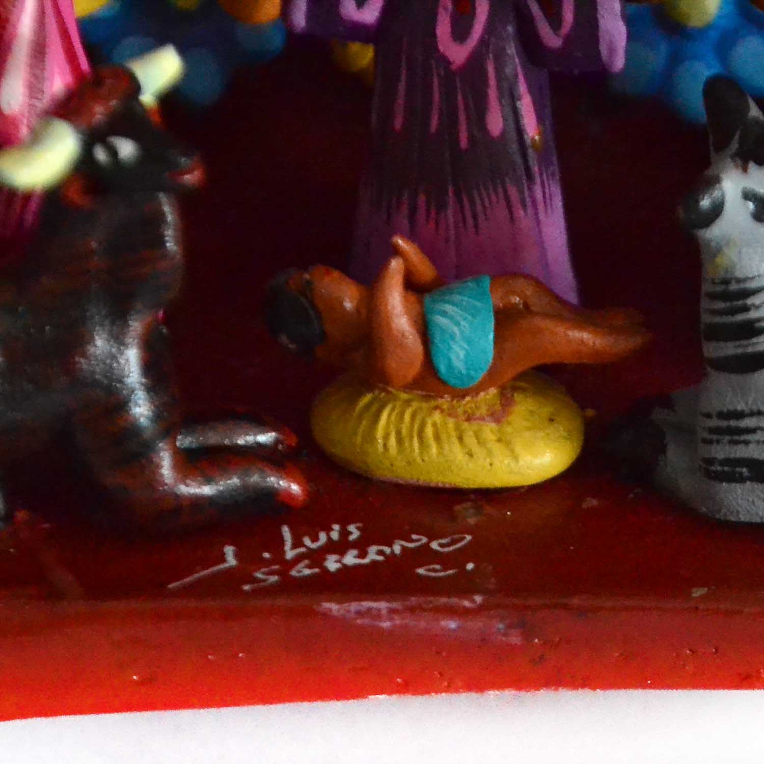 Nacimiento - Barro Policromado - Imagen 3